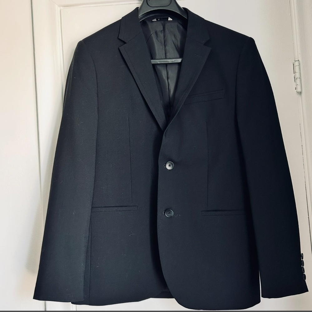 Le château Men's Black Blazer
